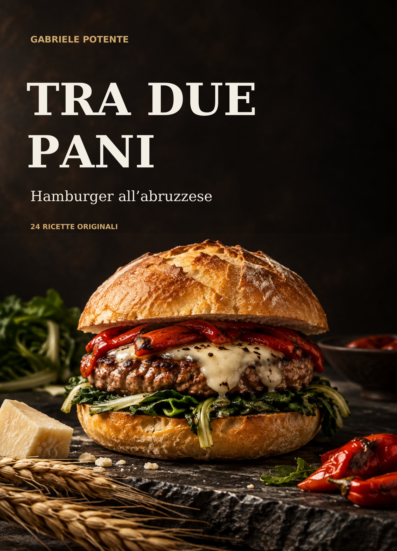 Copertina di Tra due pani, Hamburger all’abruzzese, di Gabriele Potente